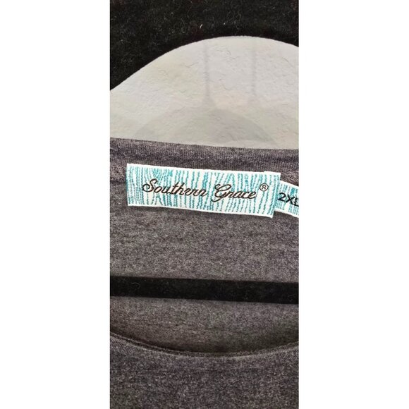 Southern Girl "Rescued Is My Favorite Breed" Graphic Tee Short Sleeve - Picture 3 of 4